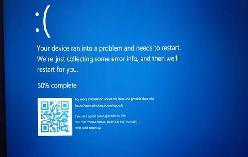 blue screen of death